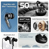 boAt Airdopes 311 Pro, 50HRS Battery, Fast Charge, Dual Mics ENx Tech, Transparent LID, Low Latency, IPX4, IWP Tech, v5.3 Bluetooth Earbuds, TWS Ear Buds Wireless Earphones with mic