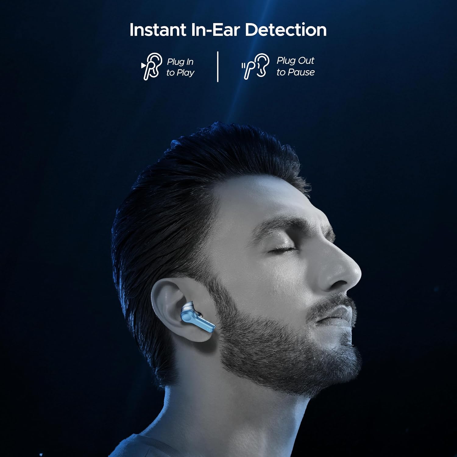 boAt Nirvana Space Truly Wireless in-Ear Earbuds w/ 360º Spatial Audio, ANC (~32dB),100HRS Playback,4 Mics w/AI-ENx™,in-Ear Detection,DLC Drivers, Multipoint Connectivity Ear Buds TWS (Cosmic Black)