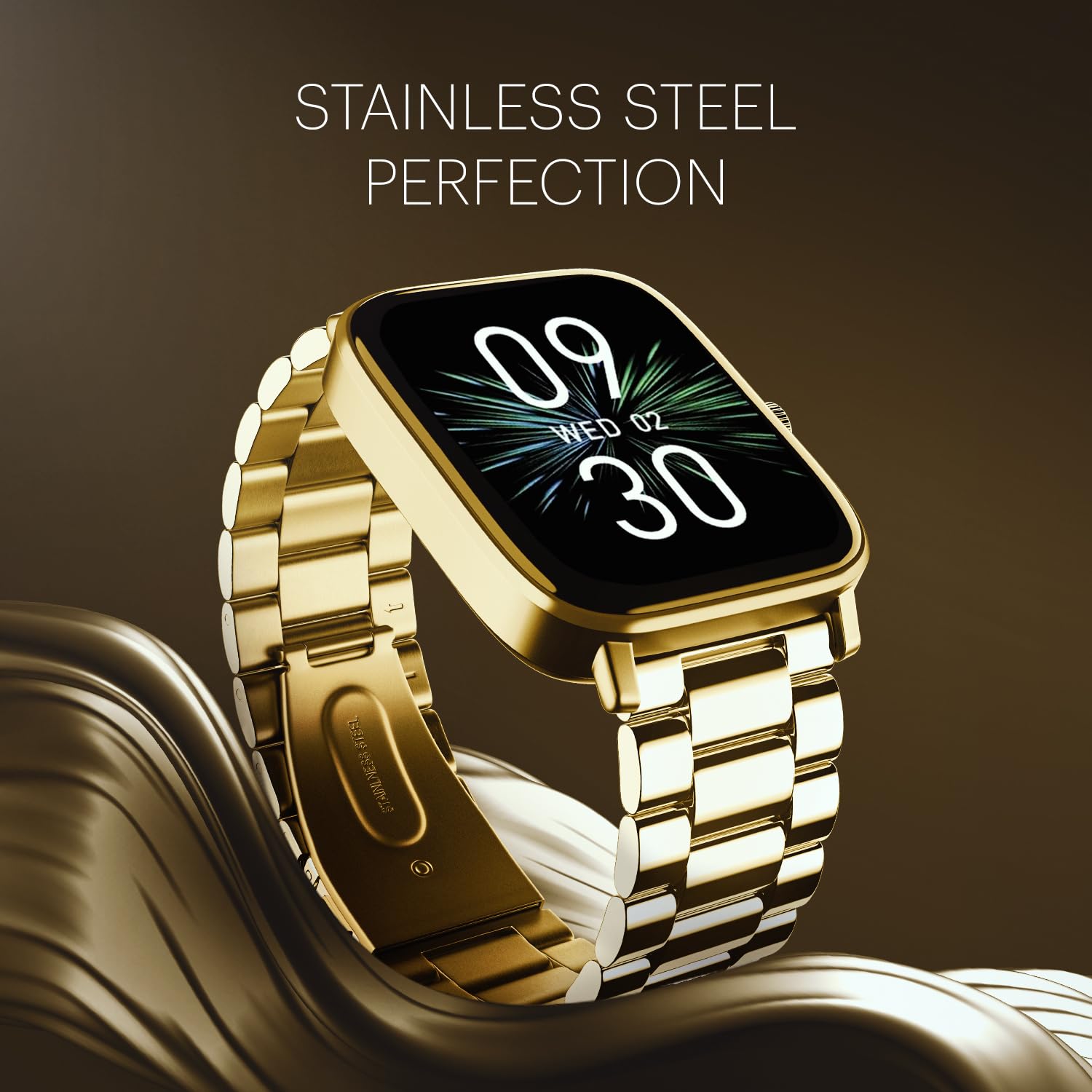 Noise New Macro Smart Watch with 2.0” HD Display,Metallic Finish BT Calling, Functional Crown, 7 Days Battery Life, Sleep Tracking, 200+ Watch Faces (Elite Black)