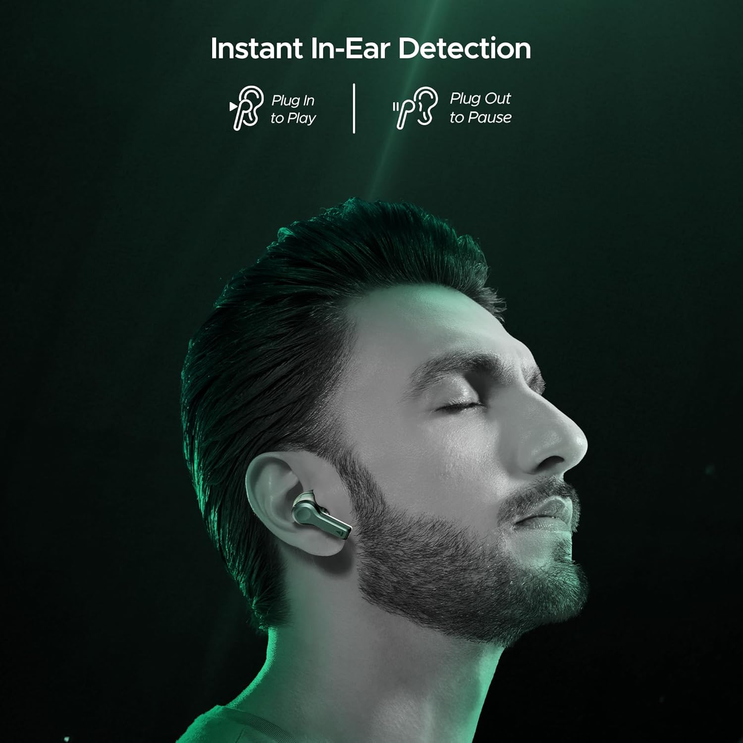 boAt Nirvana Space Truly Wireless in-Ear Earbuds w/ 360º Spatial Audio, ANC (~32dB),100HRS Playback,4 Mics w/AI-ENx™,in-Ear Detection,DLC Drivers, Multipoint Connectivity Ear Buds TWS (Cosmic Black)