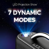 boAt Stone Lumos 60W Bluetooth Speaker w/ 7 LED Projection Modes, Hearables App Support, Dual EQs, Up to 9hrs of Playtime, TWS Feature, Built-in Mic, BT v5.3