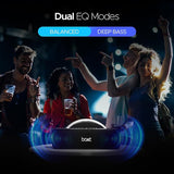 boAt Stone Lumos 60W Bluetooth Speaker w/ 7 LED Projection Modes, Hearables App Support, Dual EQs, Up to 9hrs of Playtime, TWS Feature, Built-in Mic, BT v5.3