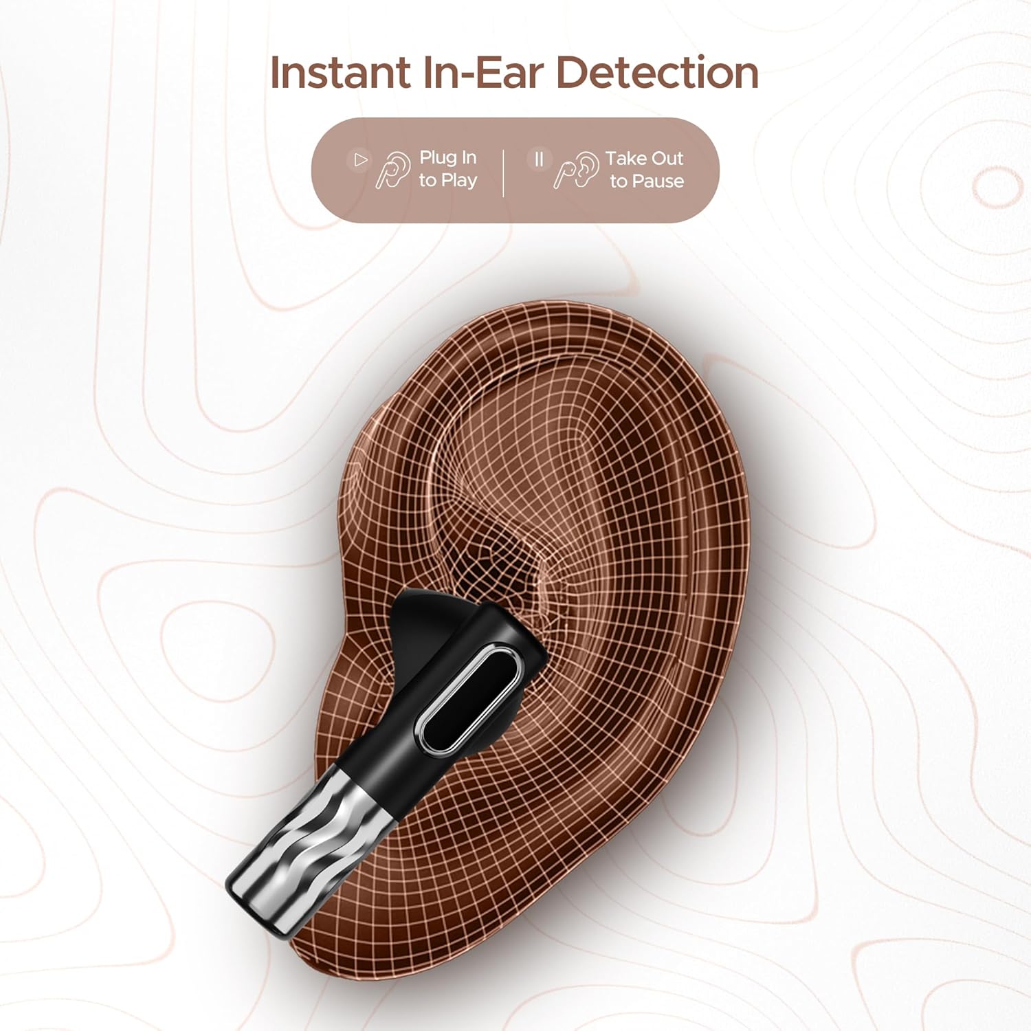 boAt Nirvana Zenith TWS in-Ear Earbuds w/Dolby Audio, 50dB ANC, Adaptive EQ Powered by Mimi, 6-Mic AI-ENx™, 50 Hrs. Playback & Hearables App Support(Mystique Black)