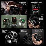 Fire-Boltt Solaris 1.78” AMOLED Always-on Display with 368 * 448 px Resolution, 123 Sports Mode, IP68 Water-Resistant, Long-Lasting Battery Life and Comprehensive Health Tracking