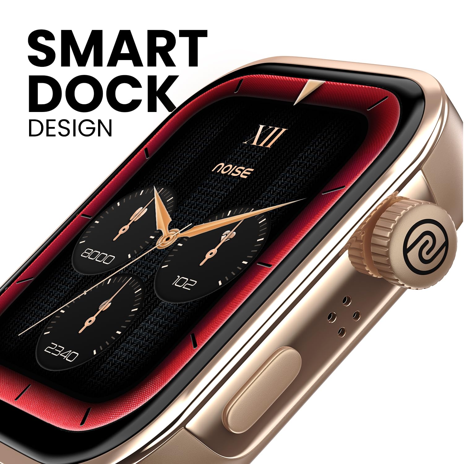 Noise ColorFit Pro 5 Max 1.96" AMOLED Display Smart Watch, BT Calling, Post Training Workout Analysis, VO2 Max, Rapid Health, 5X Faster Data Transfer - Jet Black