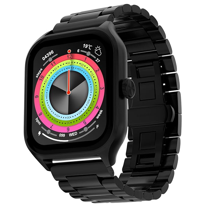Fire-Boltt Solaris 1.78” AMOLED Always-on Display with 368 * 448 px Resolution, 123 Sports Mode, IP68 Water-Resistant, Long-Lasting Battery Life and Comprehensive Health Tracking