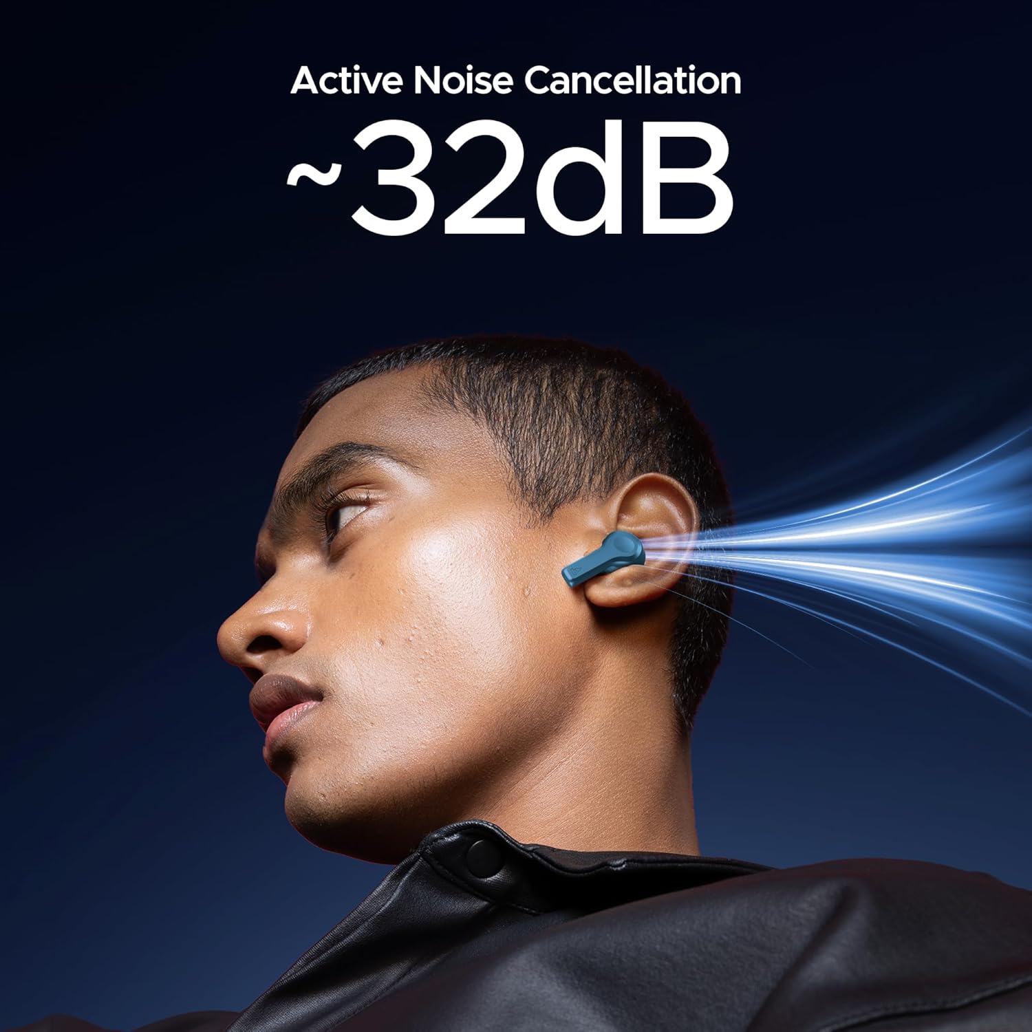 boAt Nirvana Space Truly Wireless in-Ear Earbuds w/ 360º Spatial Audio, ANC (~32dB),100HRS Playback,4 Mics w/AI-ENx™,in-Ear Detection,DLC Drivers, Multipoint Connectivity Ear Buds TWS (Cosmic Black)