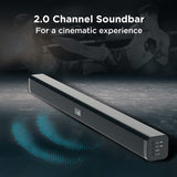 boAt Aavante Bar 900/908 Bluetooth Soundbar with 30W RMS, 2.0 Channel, Multiple Connectivity, EQ Modes, Sleek Finish, Easy Access Integrated Controls(Premium Black)