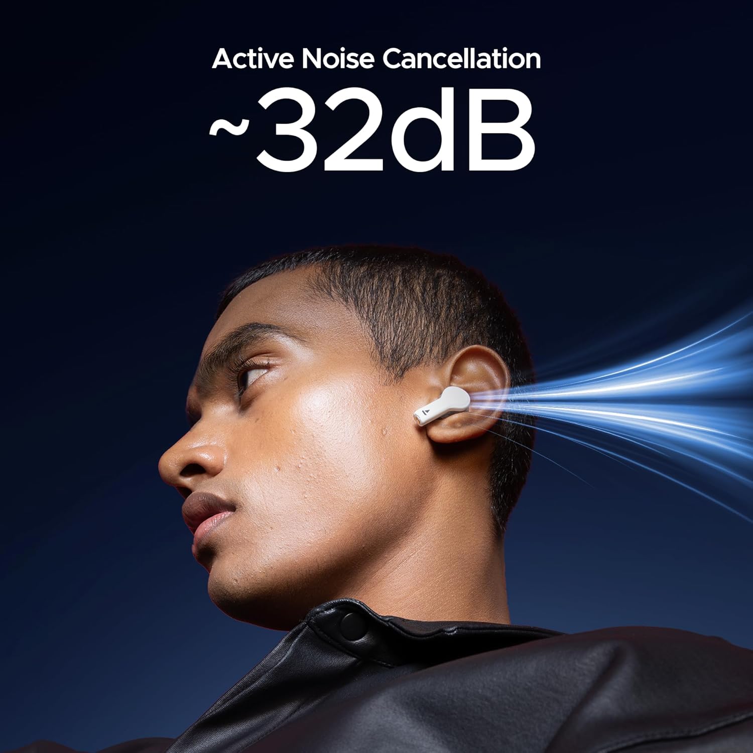 boAt Nirvana Space Truly Wireless in-Ear Earbuds w/ 360º Spatial Audio, ANC (~32dB),100HRS Playback,4 Mics w/AI-ENx™,in-Ear Detection,DLC Drivers, Multipoint Connectivity Ear Buds TWS (Cosmic Black)