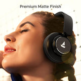 boAt Rockerz 450 Bluetooth On Ear Headphones with Mic, Upto 15 Hours Playback, 40MM Drivers, Padded Ear Cushions, Integrated Controls and Dual Modes