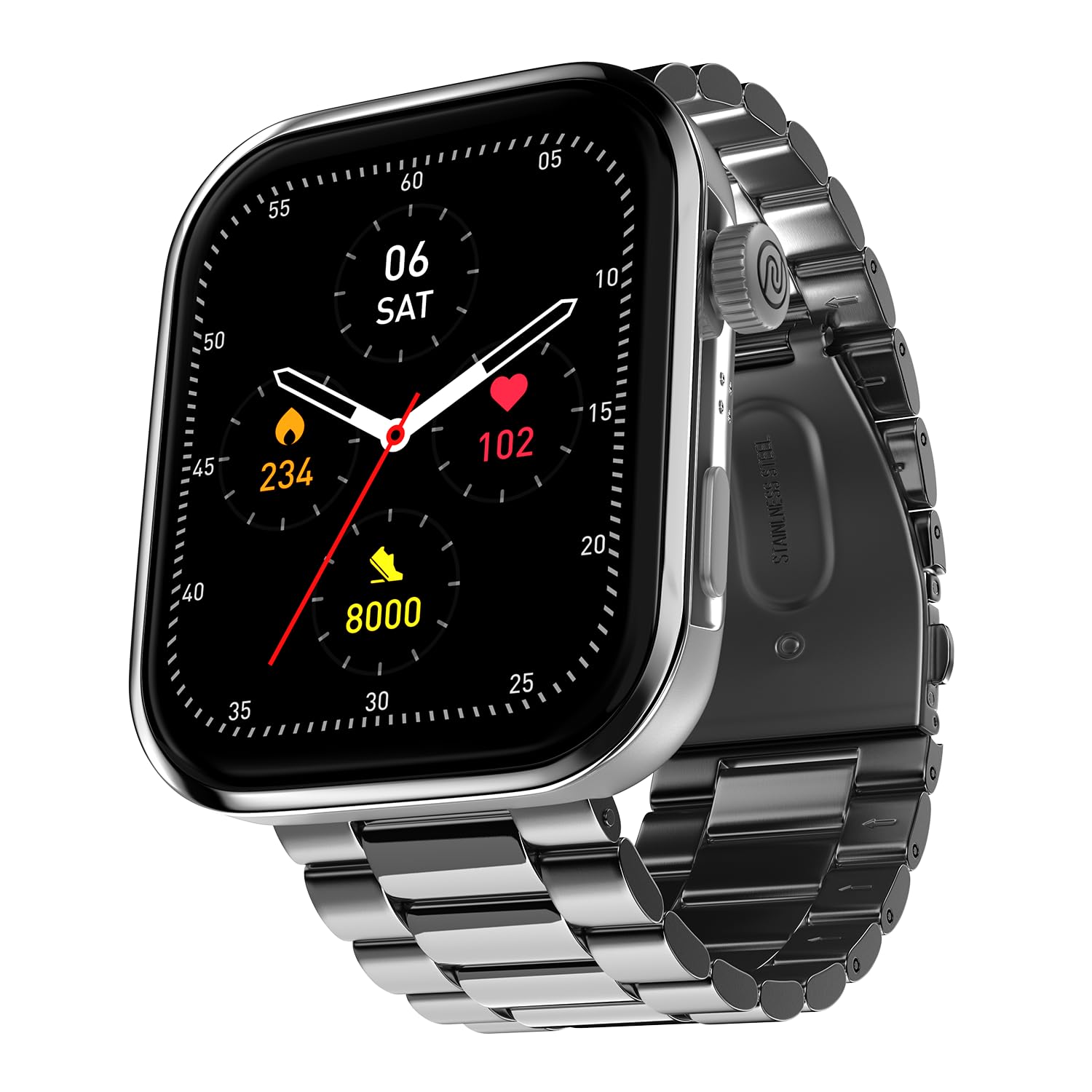 Noise ColorFit Pro 5 Max 1.96" AMOLED Display Smart Watch, BT Calling, Post Training Workout Analysis, VO2 Max, Rapid Health, 5X Faster Data Transfer - Jet Black