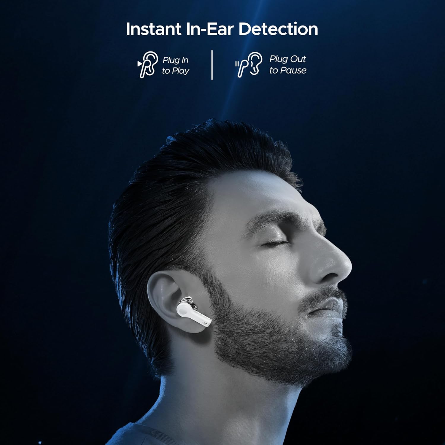 boAt Nirvana Space Truly Wireless in-Ear Earbuds w/ 360º Spatial Audio, ANC (~32dB),100HRS Playback,4 Mics w/AI-ENx™,in-Ear Detection,DLC Drivers, Multipoint Connectivity Ear Buds TWS (Cosmic Black)