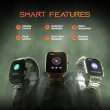 Fire-Boltt Solaris 1.78” AMOLED Always-on Display with 368 * 448 px Resolution, 123 Sports Mode, IP68 Water-Resistant, Long-Lasting Battery Life and Comprehensive Health Tracking