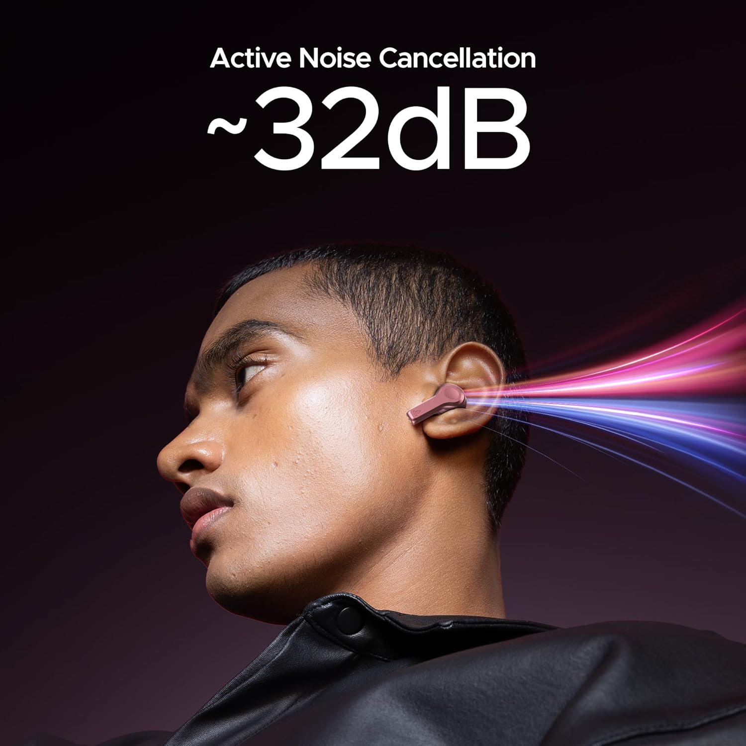 boAt Nirvana Space Truly Wireless in-Ear Earbuds w/ 360º Spatial Audio, ANC (~32dB),100HRS Playback,4 Mics w/AI-ENx™,in-Ear Detection,DLC Drivers, Multipoint Connectivity Ear Buds TWS (Cosmic Black)
