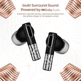 boAt Nirvana Zenith TWS in-Ear Earbuds w/Dolby Audio, 50dB ANC, Adaptive EQ Powered by Mimi, 6-Mic AI-ENx™, 50 Hrs. Playback & Hearables App Support(Mystique Black)