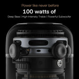 Noise Sound Master 100W Bluetooth Speaker with 360° Surround Sound,12H Playtime, NFC Tap & Pair,Dual Speaker Connectivity and Superior Mesh Finish(Master Black)