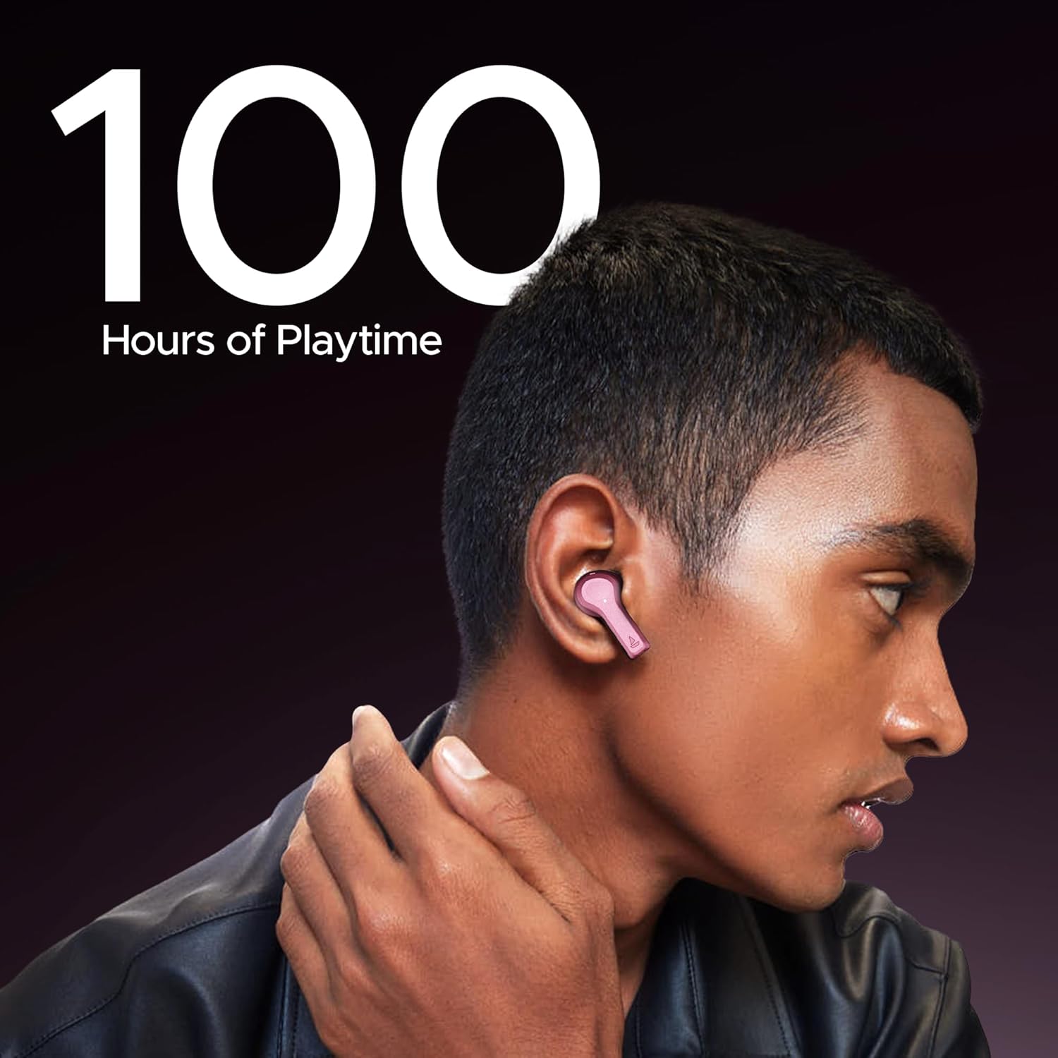 boAt Nirvana Space Truly Wireless in-Ear Earbuds w/ 360º Spatial Audio, ANC (~32dB),100HRS Playback,4 Mics w/AI-ENx™,in-Ear Detection,DLC Drivers, Multipoint Connectivity Ear Buds TWS (Cosmic Black)