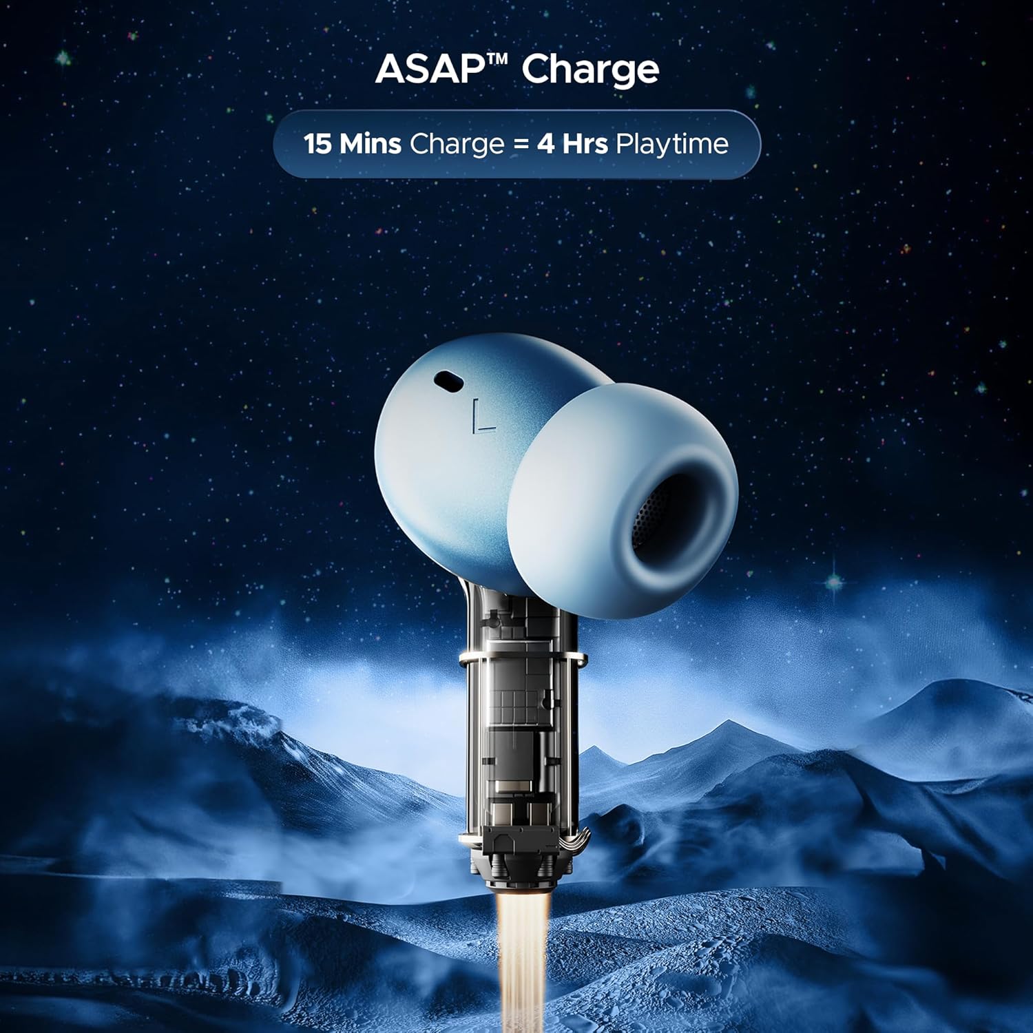 boAt Nirvana Space Truly Wireless in-Ear Earbuds w/ 360º Spatial Audio, ANC (~32dB),100HRS Playback,4 Mics w/AI-ENx™,in-Ear Detection,DLC Drivers, Multipoint Connectivity Ear Buds TWS (Cosmic Black)