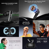 boAt Airdopes 280 ANC Truly Wireless in-Ear Earbuds with 32dB ANC, Ambient Mode, 60HRS Playback, 13mm Drivers, 4 Mics ENx™, in-Ear Detection, ASAP™ Charge,Beast Mode,IPX5 Ear Buds TWS (Active Black)