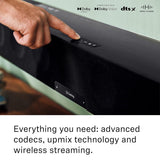 Sennheiser AMBEO Soundbar Max - 500 Watts Sound Bar for TV with Built in Subwoofer (13 Speakers) - 5.1.4 Channel with Dolby Atmos & Alexa Built-in, Designed in Germany, 2 Yr Warranty SB01-EU