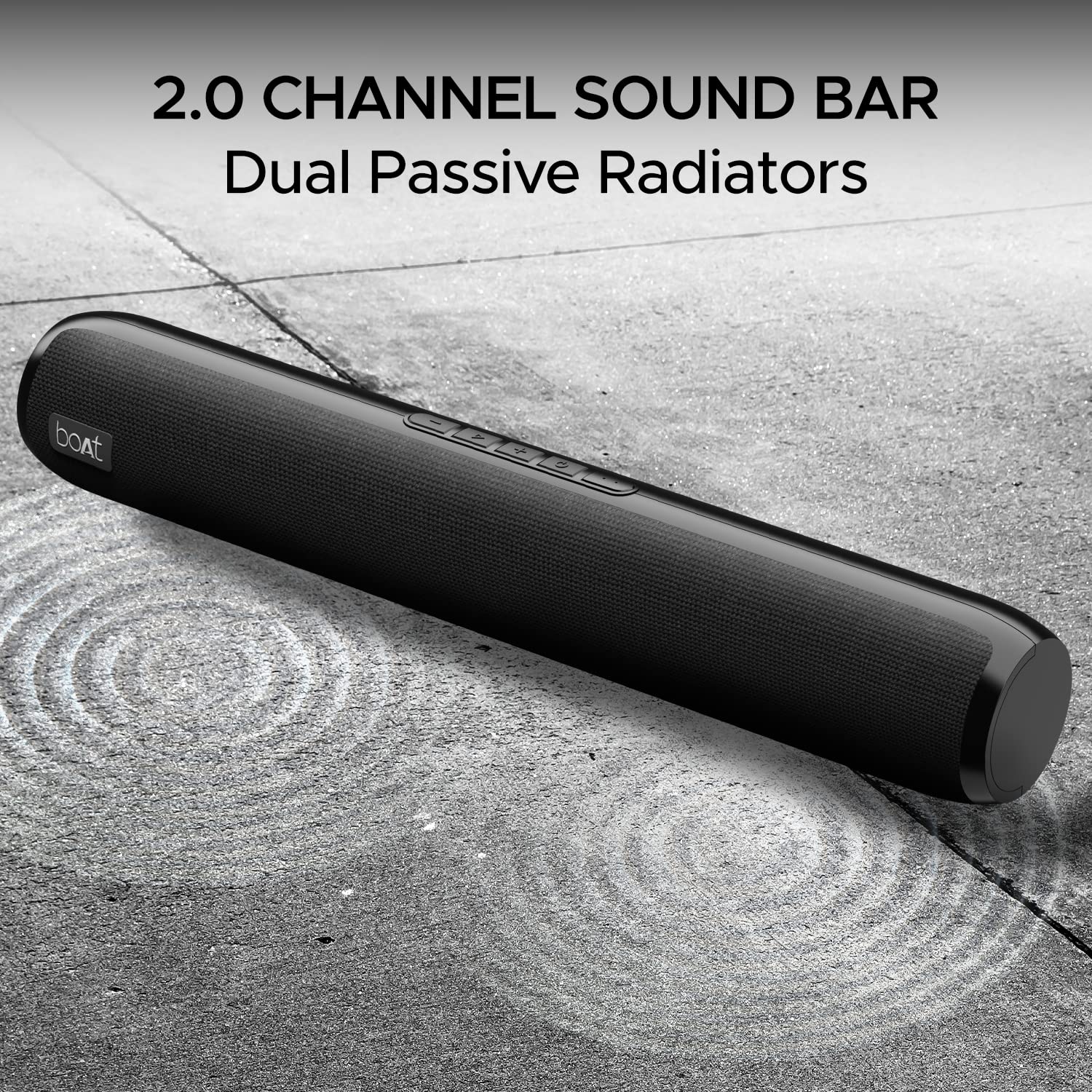 boAt Aavante Bar 4000DA with Dolby Atmos 3D 200 W Bluetooth Soundbar (Premium Black, 2.1 Channel)