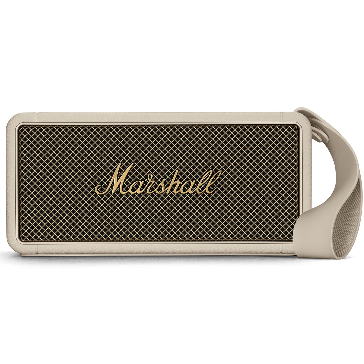 Marshall Middleton Portable Bluetooth Speaker with 20+ Hours of Portable Playtime, 360° Sound, Dust & Waterproof (IP67) - Cream