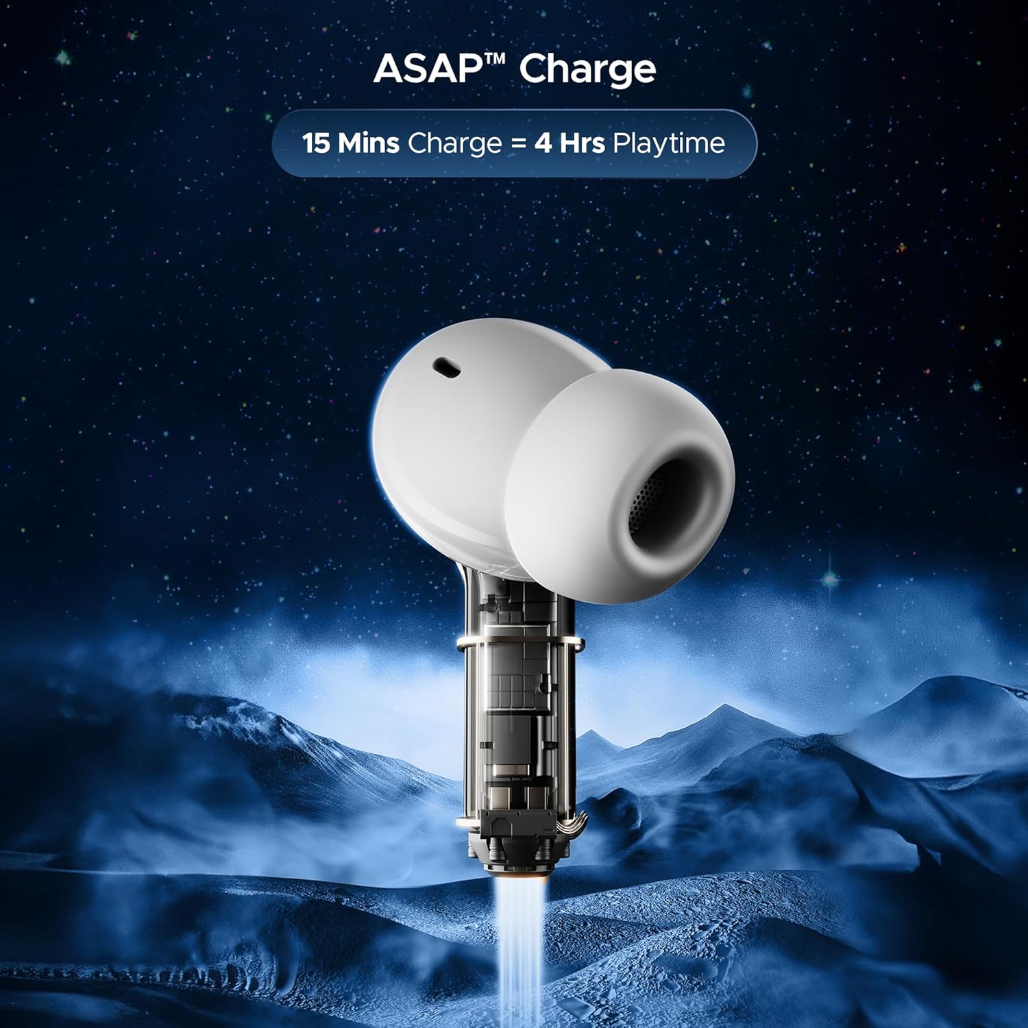 boAt Nirvana Space Truly Wireless in-Ear Earbuds w/ 360º Spatial Audio, ANC (~32dB),100HRS Playback,4 Mics w/AI-ENx™,in-Ear Detection,DLC Drivers, Multipoint Connectivity Ear Buds TWS (Cosmic Black)