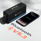 Portronics Harmony Mini 25W HD Premium Portable Bluetooth Speaker with Subwoofer, EQ Adjustment, 6 Hours Playtime, in-Built Mic,TWS Mode,RGB Lights, Bluetooth V5.3, Type C Fast Charging