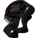 Fireboltt Torrent featuring 36.3mm always-on AMOLED round display, Bluetooth calling, voice assistant, health suite, 100+ sports modes, IP67 water resistant