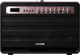 Aiwa Bluetooth Speaker | Long Battery Life | Built-in Microphone | karaoke speaker with 2 wireless microphones | MI-X450 Enigma 450 W Bluetooth Home Audio Speaker (Rose Gold, Black, 2.1 Channel)