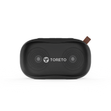 Toreto Bang Pro 10W Wireless Bluetooth Speaker - Dual Audio Drivers, Powerful Bass Radiator, Fast Charging Long Play Time,TWS, Portable, Inbuilt MIC, FM, Type C Charging