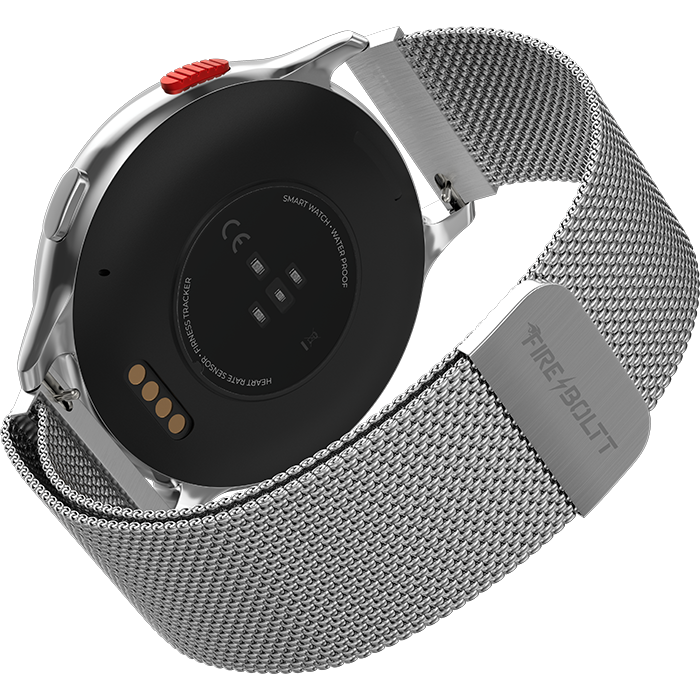 Fireboltt Torrent featuring 36.3mm always-on AMOLED round display, Bluetooth calling, voice assistant, health suite, 100+ sports modes, IP67 water resistant