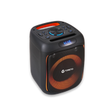 Toreto Party Box 60W Wireless Portable Party Speaker with Bluetooth 5.+EDR | RGB Dynamic Running Light Support TWS/USB/TF Card/AUX Input/Wireless Mic with Recording Feature & Remote