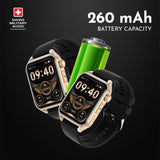 Swiss Military VEGA Waterproof Smartwatch with Sports Mode and bluetooth calling