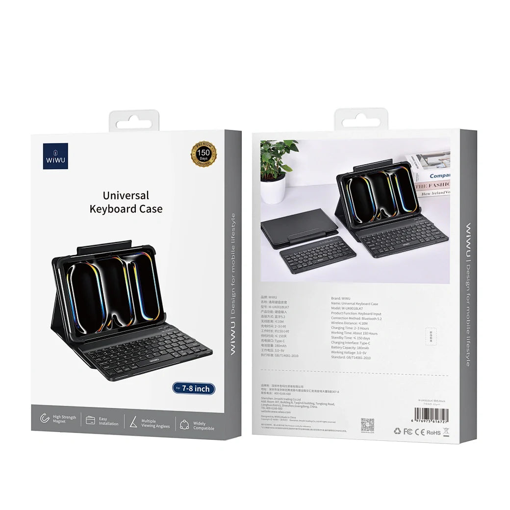 WiWu Universal PU Leather Flip Tablet Case/COVER/FOLIO FOR 9-11 INCH TABLETS