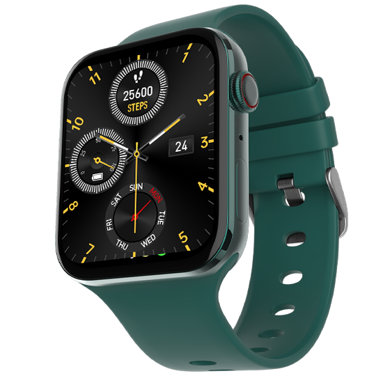 Fire-Boltt Visionary 1.78" AMOLED Bluetooth Calling Smartwatch with 368 * 448 Pixel Resolution, Rotating Crown & 60Hz Refresh Rate 100+ Sports Mode, TWS Connection, Voice Assistance